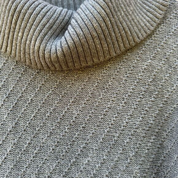 Gray Turtleneck Sweater Dress - Picture 2 of 5